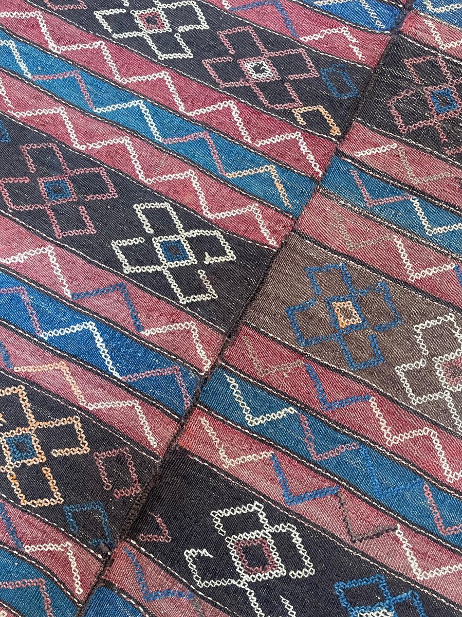 Kilim Verneh / Caucasus. Circa 1870. 233 X 183 Cm-photo-4