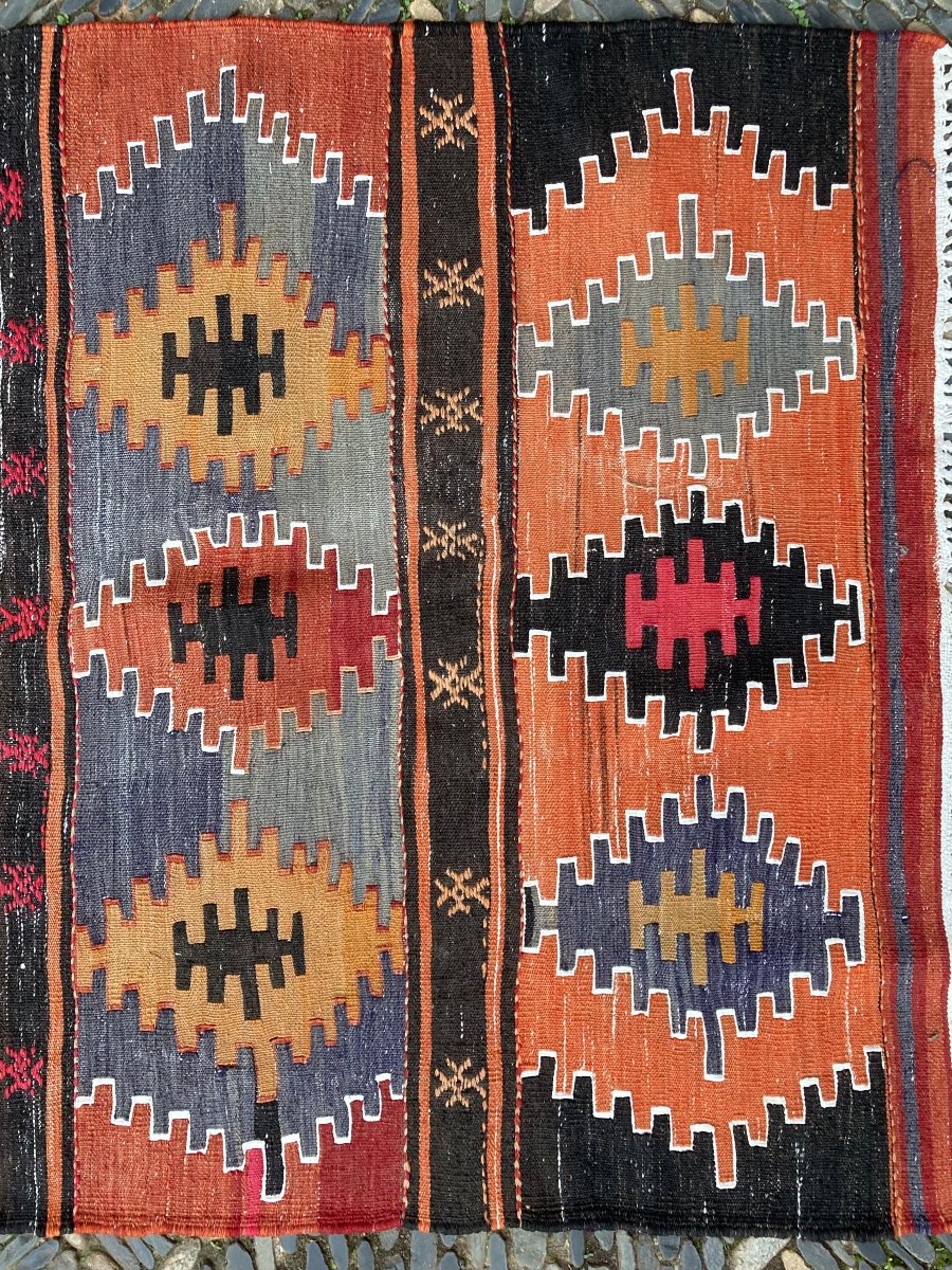 Kilim Sivas. Anatolia. Mid-20th Century. 155 X 103 Cm-photo-4