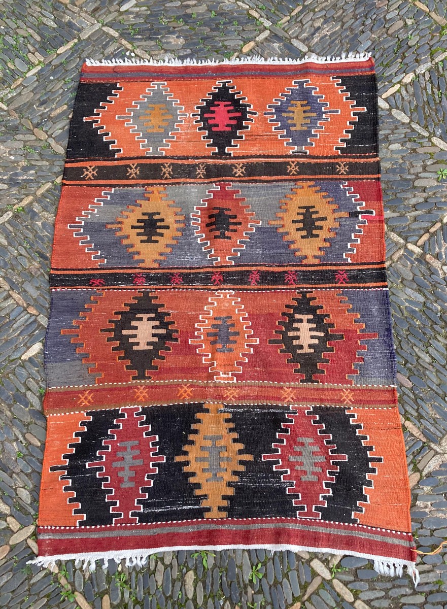 Kilim Sivas. Anatolia. Mid-20th Century. 155 X 103 Cm