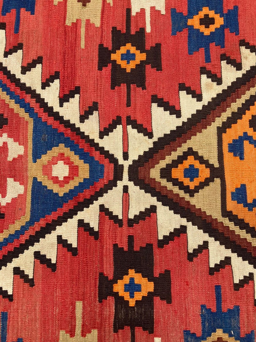 Kilim Kuba - Azerbaijan. Circa 1920. 295 X 164 Cm-photo-4