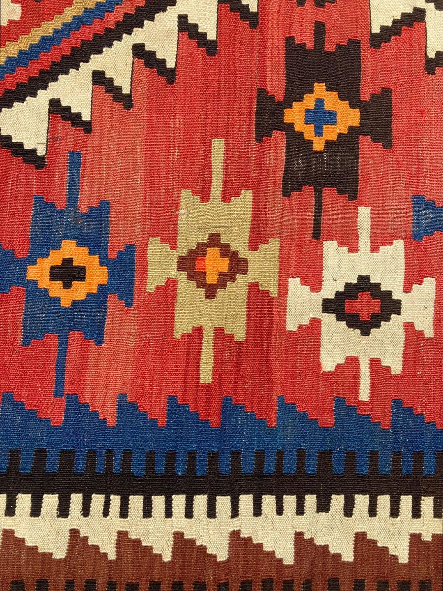 Kilim Kuba - Azerbaijan. Circa 1920. 295 X 164 Cm-photo-2
