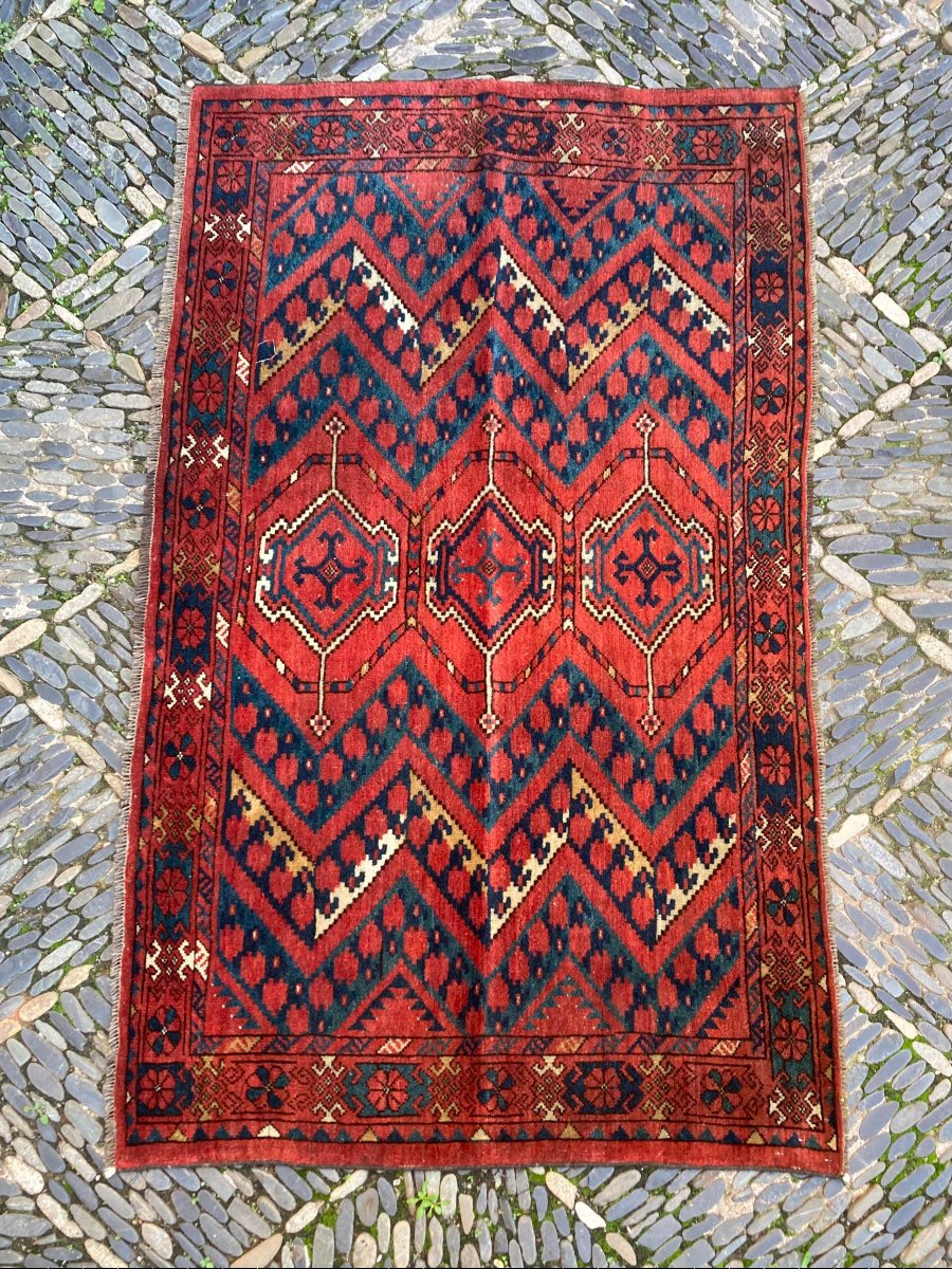 Bukhara Rug. Turkmen. Circa 1900. 158 X 93 Cm-photo-2
