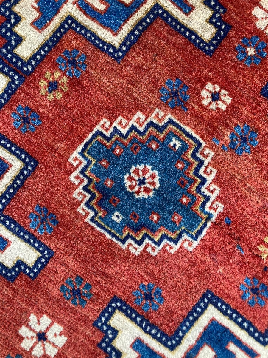 Shirvan Rug - Caucasus. Circa 1930. 145 X 120 Cm-photo-2
