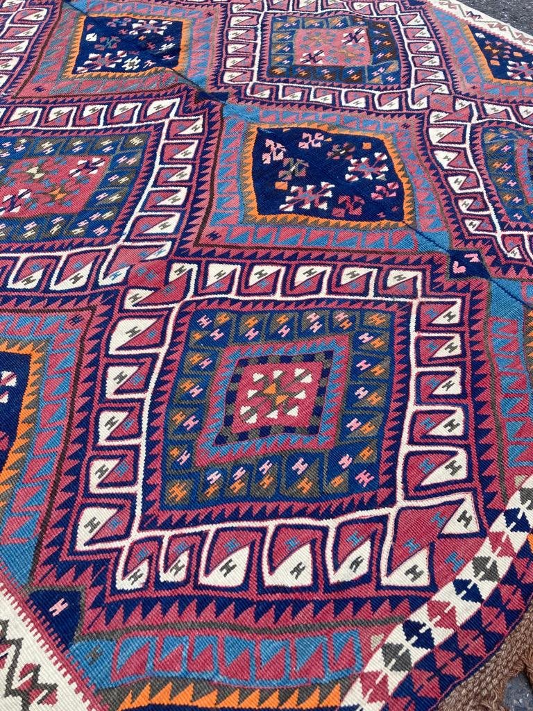 Kilim Hakkari - Anatolia. Circa 1900. 233 X 157 Cm-photo-2