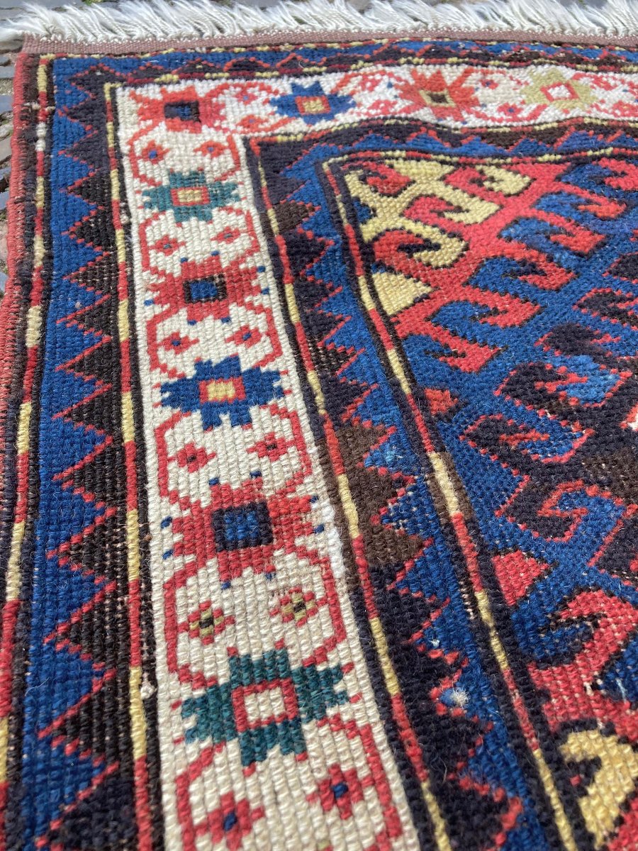 Tapis Karabakh. Arménie. Circa 1880. 202 x 111 cm-photo-4