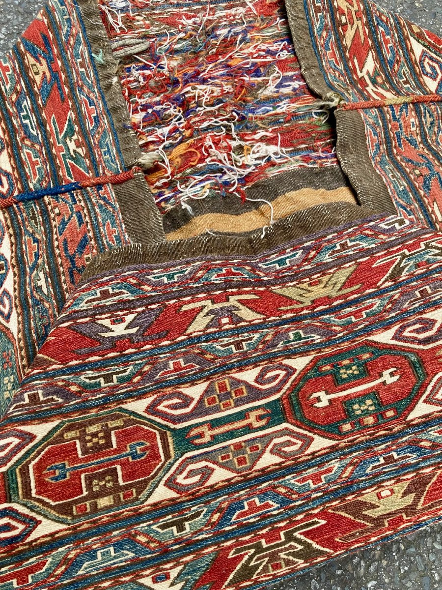 Maffrash Karabakh. Armenia. Caucasus. Circa 1850. 100 X 50 X 40 Cm-photo-4