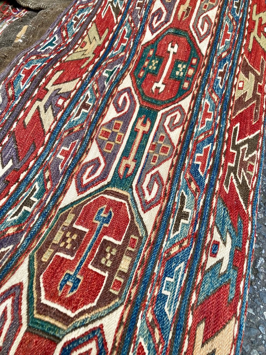 Maffrash Karabakh. Armenia. Caucasus. Circa 1850. 100 X 50 X 40 Cm-photo-1