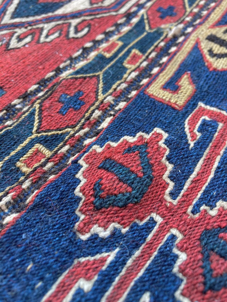 Maffrash Caucasus. Four-piece Set. Circa 1850. 106 X 45 Cm-photo-2