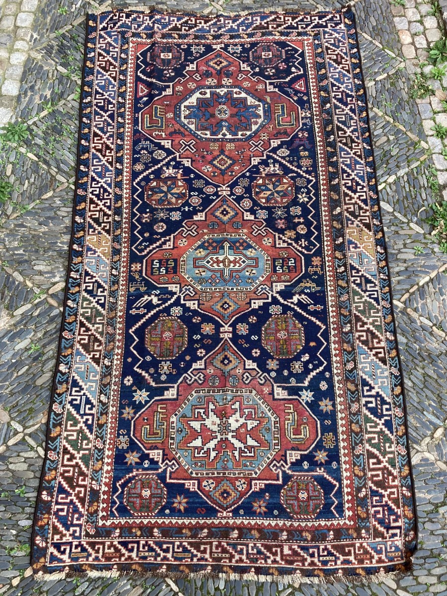 Kuba Rug. Caucasus. Late 19th Century. 270 X 135 Cm
