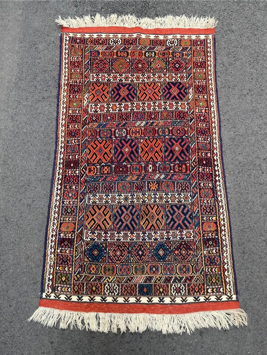 Sumak Rug. Kocan. Iran. 200 X 107 Cm-photo-2