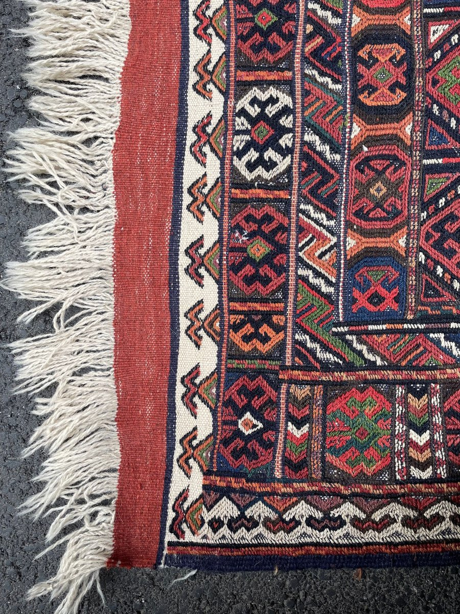 Sumak Rug. Kocan. Iran. 200 X 107 Cm-photo-4