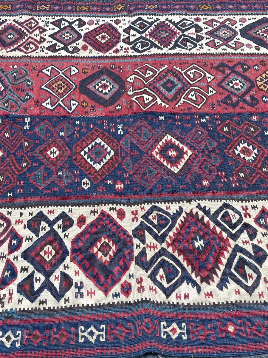 Kilim Van - Hakkari. Anatolia. Circa 1900. 237 X 167 Cm-photo-3
