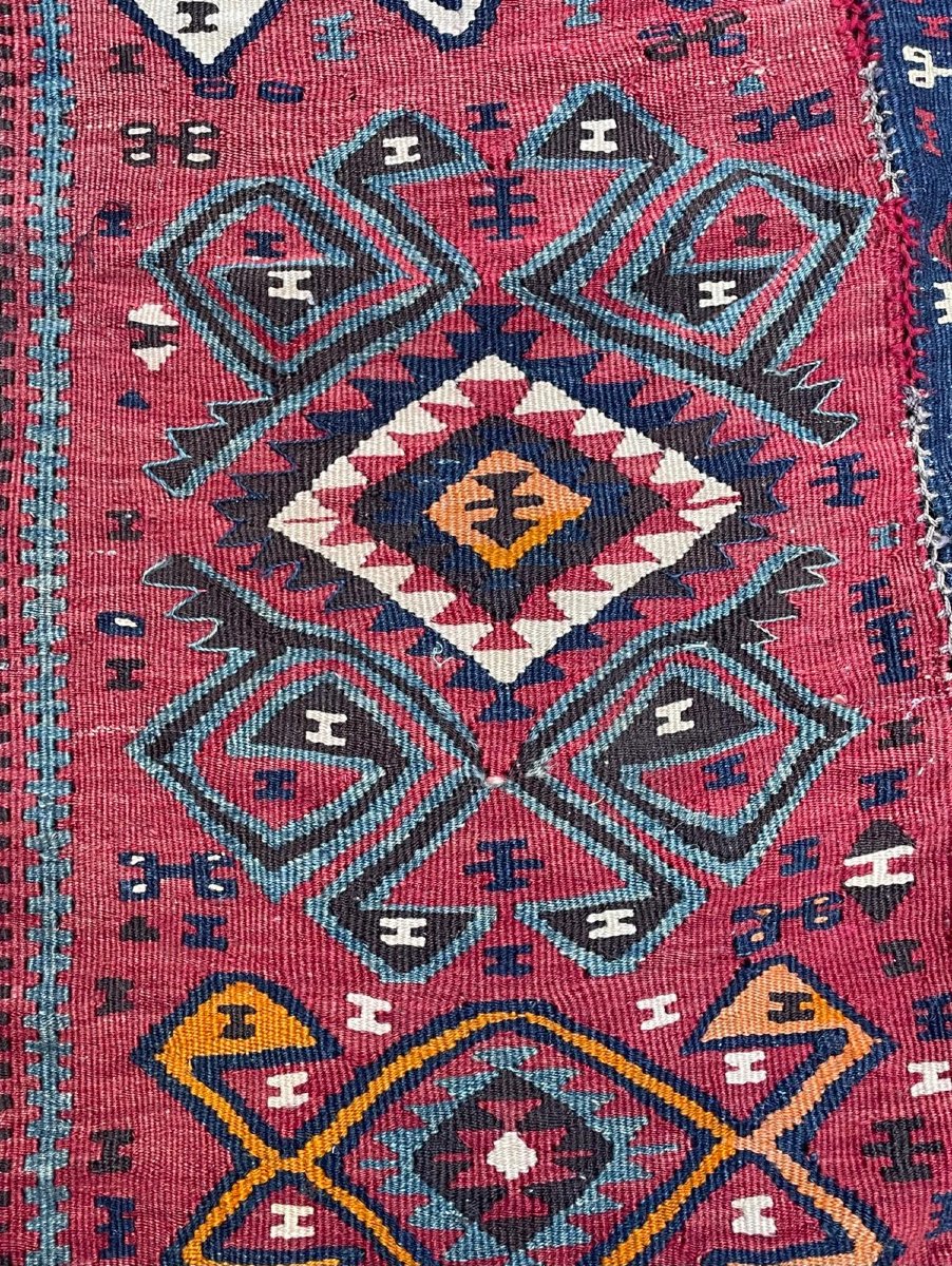 Kilim Van - Hakkari. Anatolia. Circa 1900. 237 X 167 Cm-photo-4
