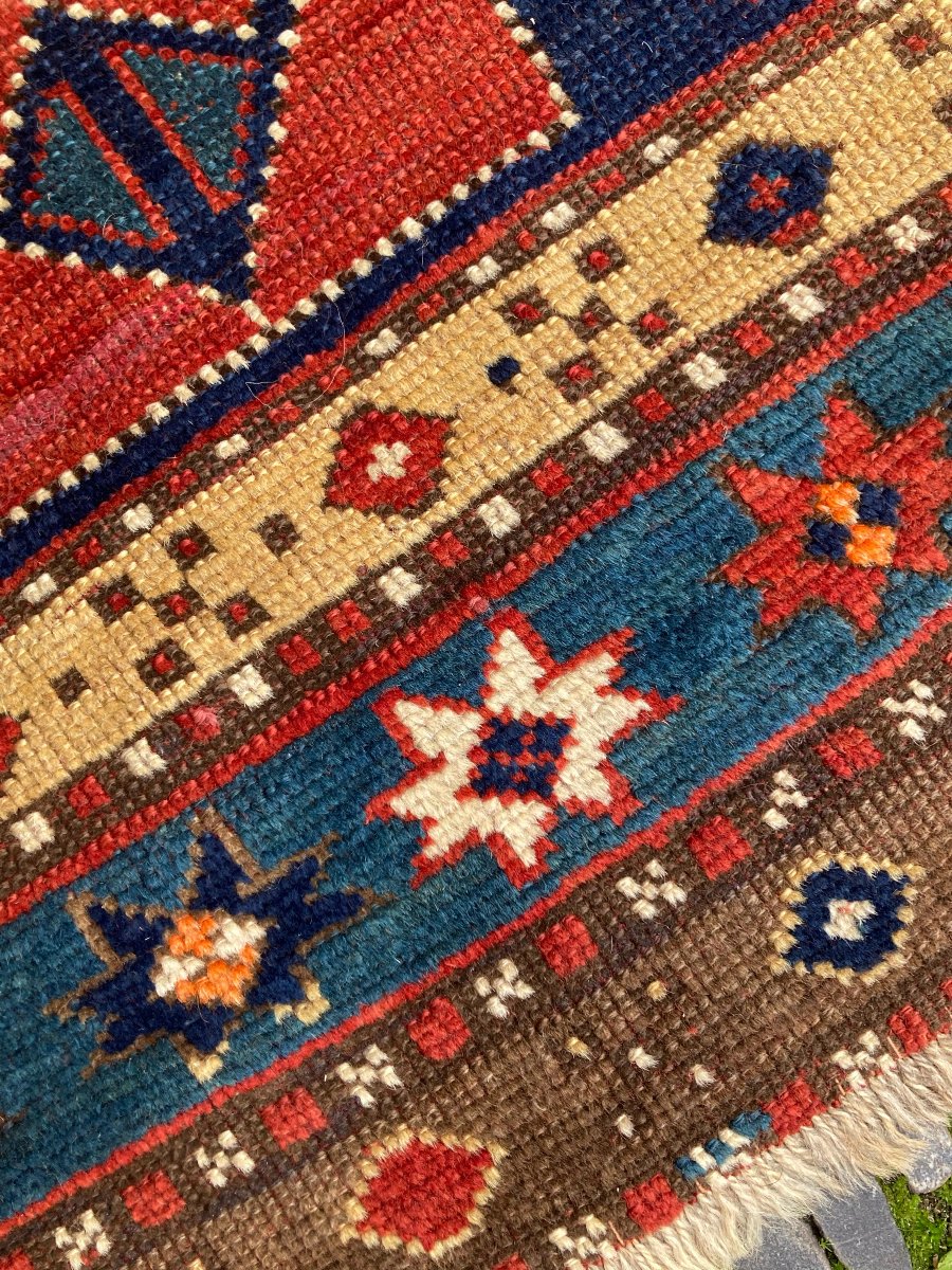 Tapis Karabakh. Caucase du Sud. Circa 1880. 200 x 116 cm-photo-2