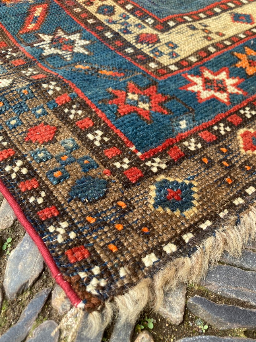 Tapis Karabakh. Caucase du Sud. Circa 1880. 200 x 116 cm-photo-4