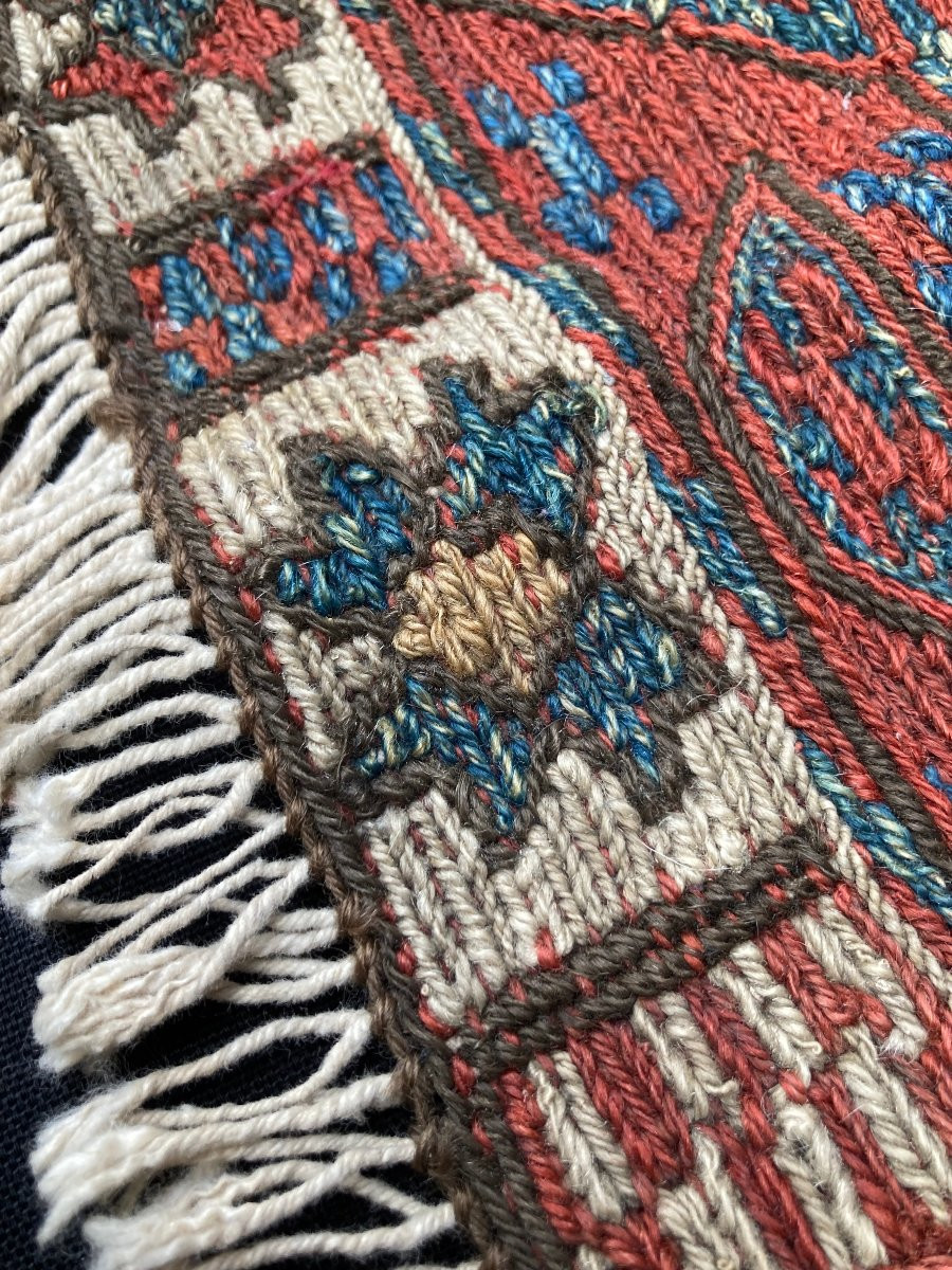 Fragment Maffrash Karabakh. Caucase. Fin 19 ième. 108 x 50 cm-photo-4