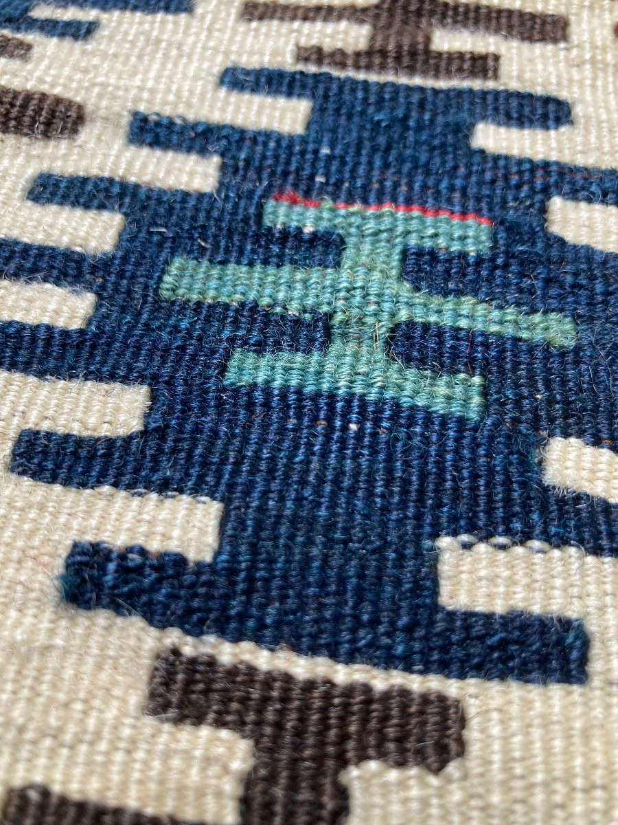 Paire de fragments de Maffrash Shahsaven / Perse. Circa 1850. 58 x 54 cm cm (x2)-photo-2