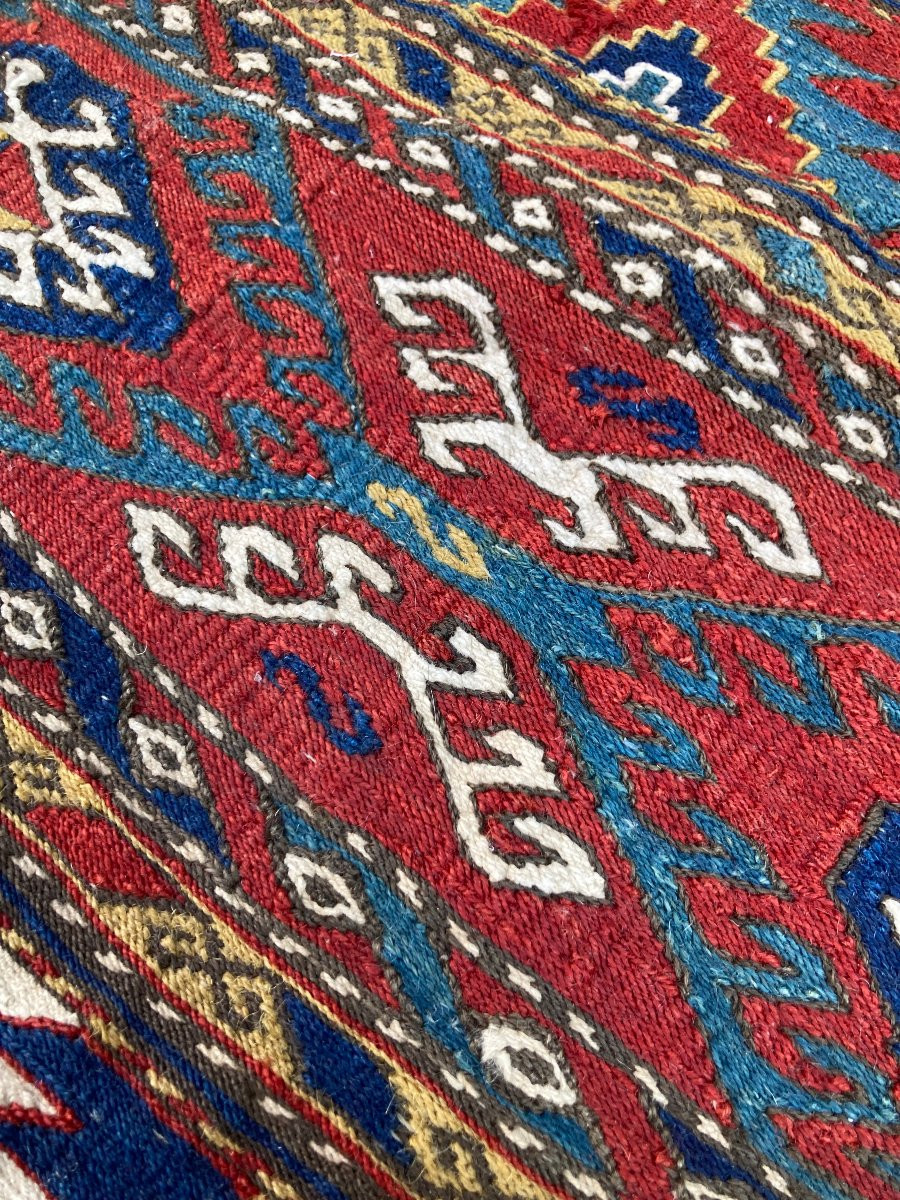 Ensemble complet 4 panneaux de Maffrash Karabakh. Caucase. Circa 1880-photo-5