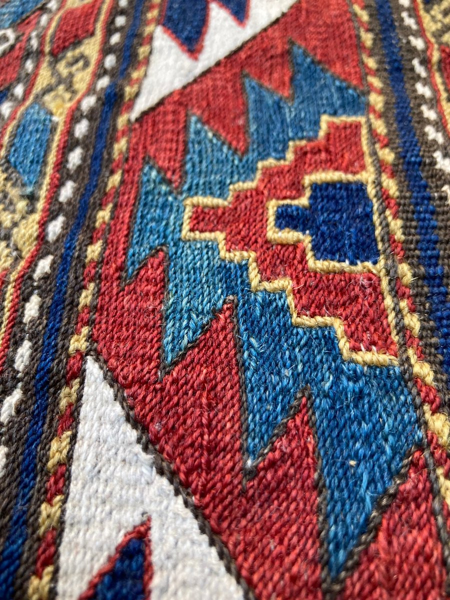 Ensemble complet 4 panneaux de Maffrash Karabakh. Caucase. Circa 1880-photo-6