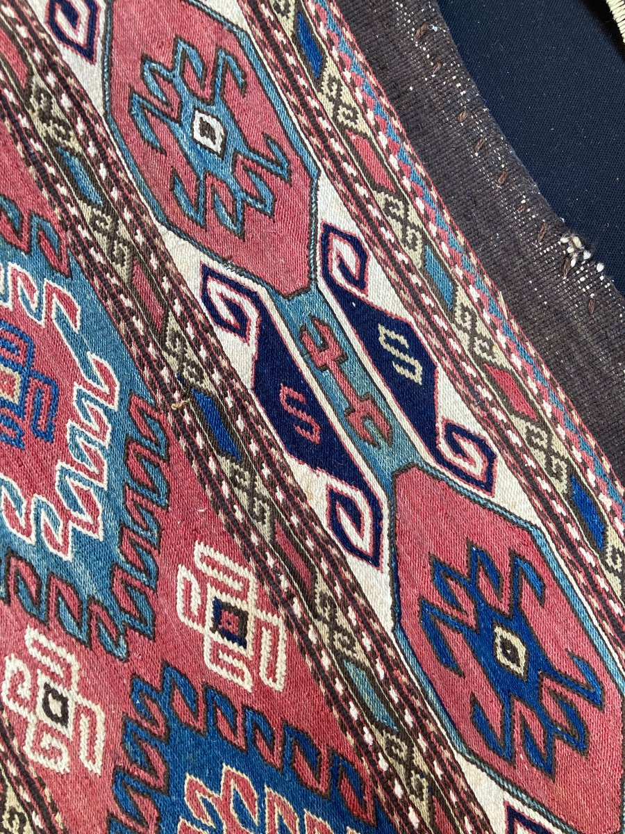 2 grands panneaux Maffrash Karabakh. Circa 1820. 96 x 50 cm -photo-4