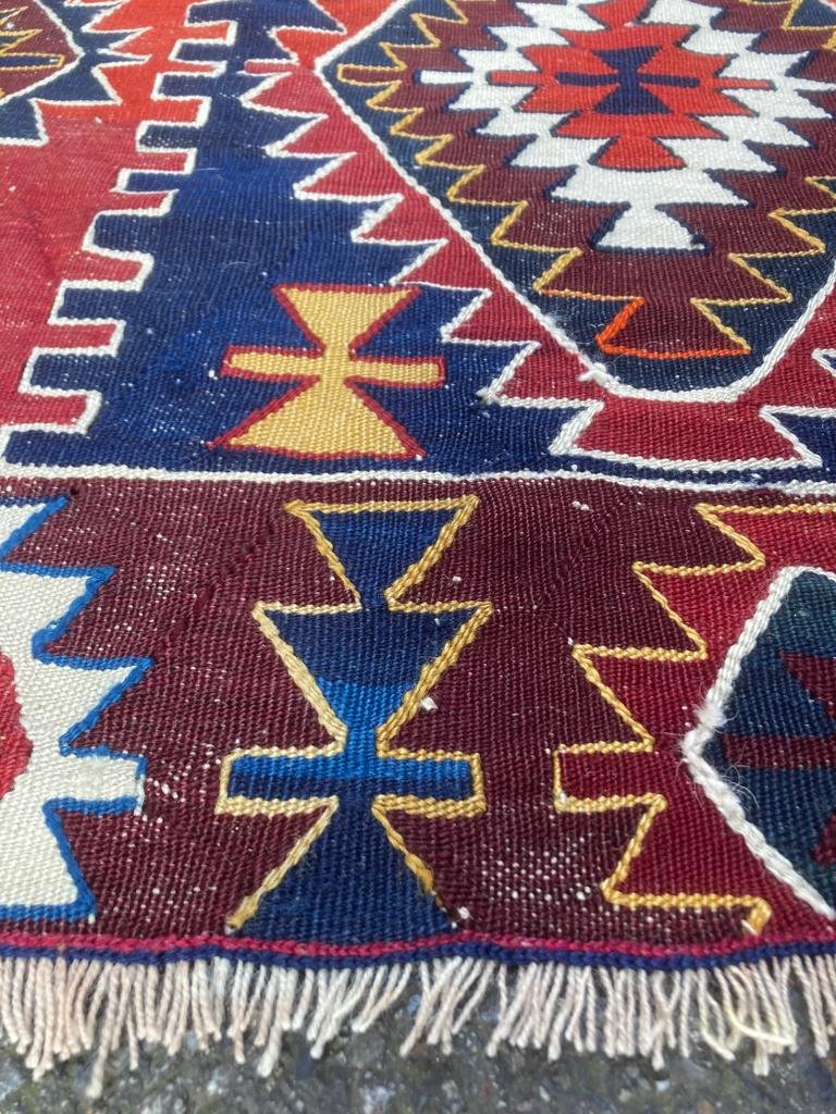 Anatolian Kilim. 1970s. 295 X 175 Cm-photo-2