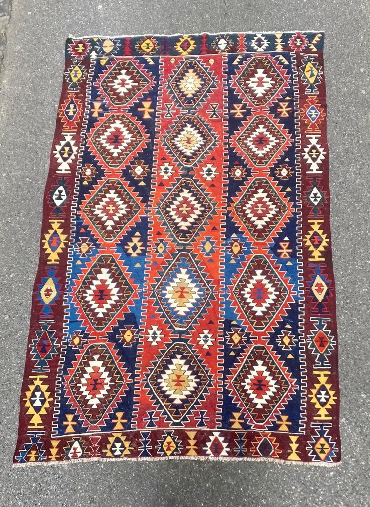 Anatolian Kilim. 1970s. 295 X 175 Cm