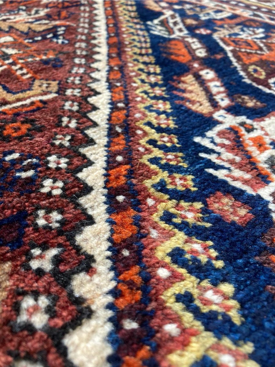 Tapis Shiraz - Perse. Début 20 ième. 360 x 133 cm-photo-4