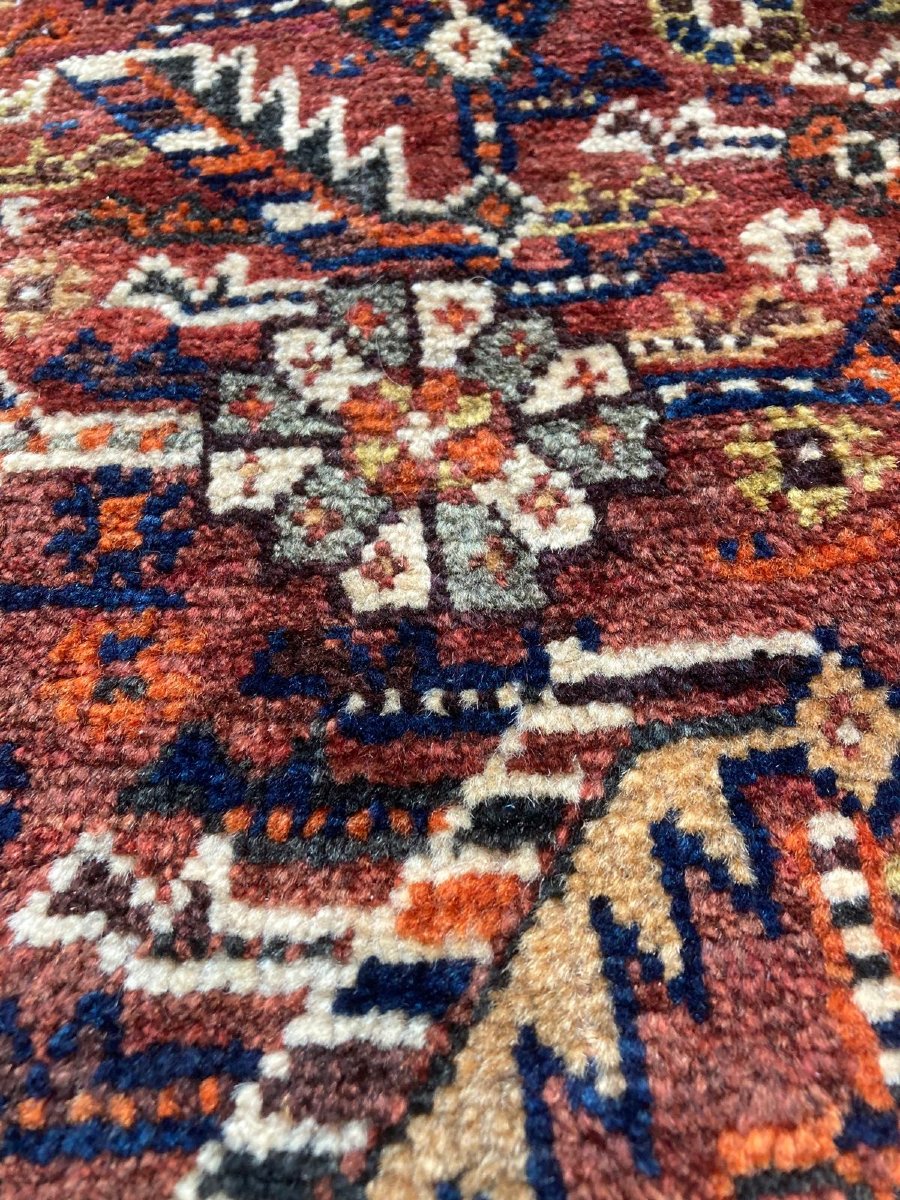 Tapis Shiraz - Perse. Début 20 ième. 360 x 133 cm-photo-3