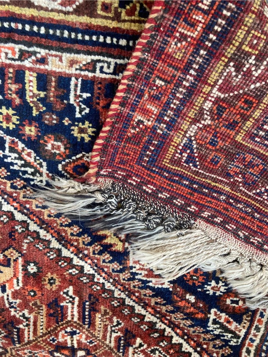 Tapis Shiraz - Perse. Début 20 ième. 360 x 133 cm-photo-4