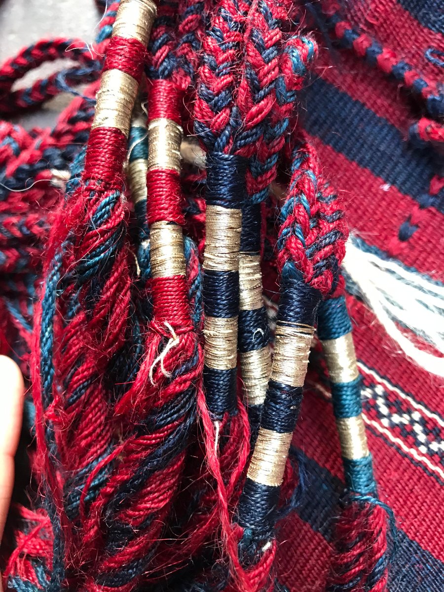 Kilim. Kurdish Baby Carrier. Anatolia. Circa 1900. 70 X 50 X 50 Cm-photo-2