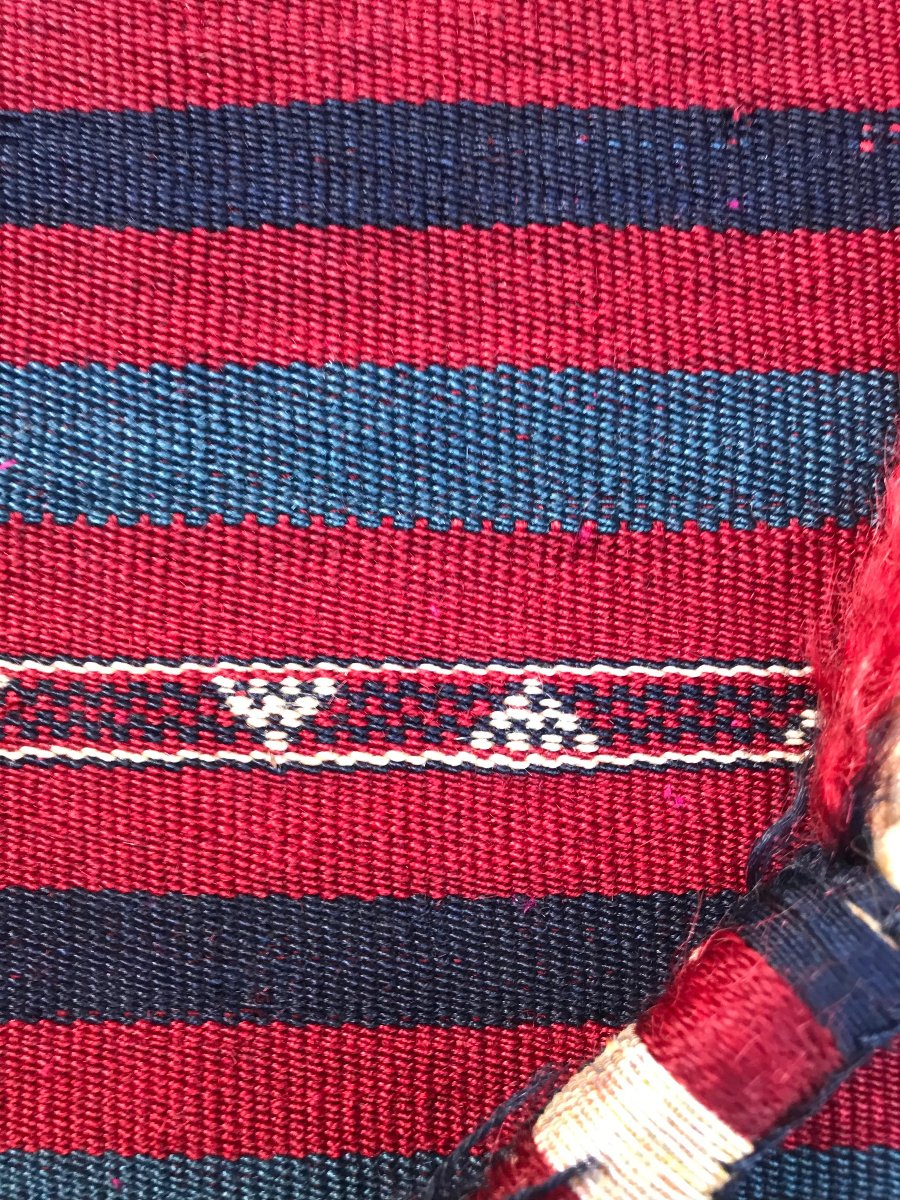 Kilim. Kurdish Baby Carrier. Anatolia. Circa 1900. 70 X 50 X 50 Cm-photo-6