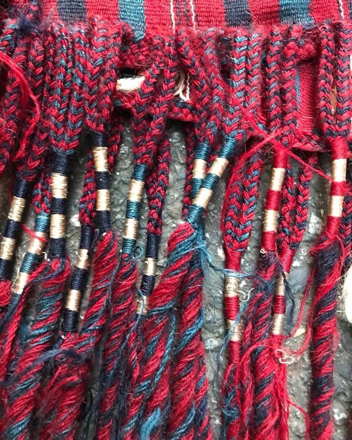 Kilim. Kurdish Baby Carrier. Anatolia. Circa 1900. 70 X 50 X 50 Cm