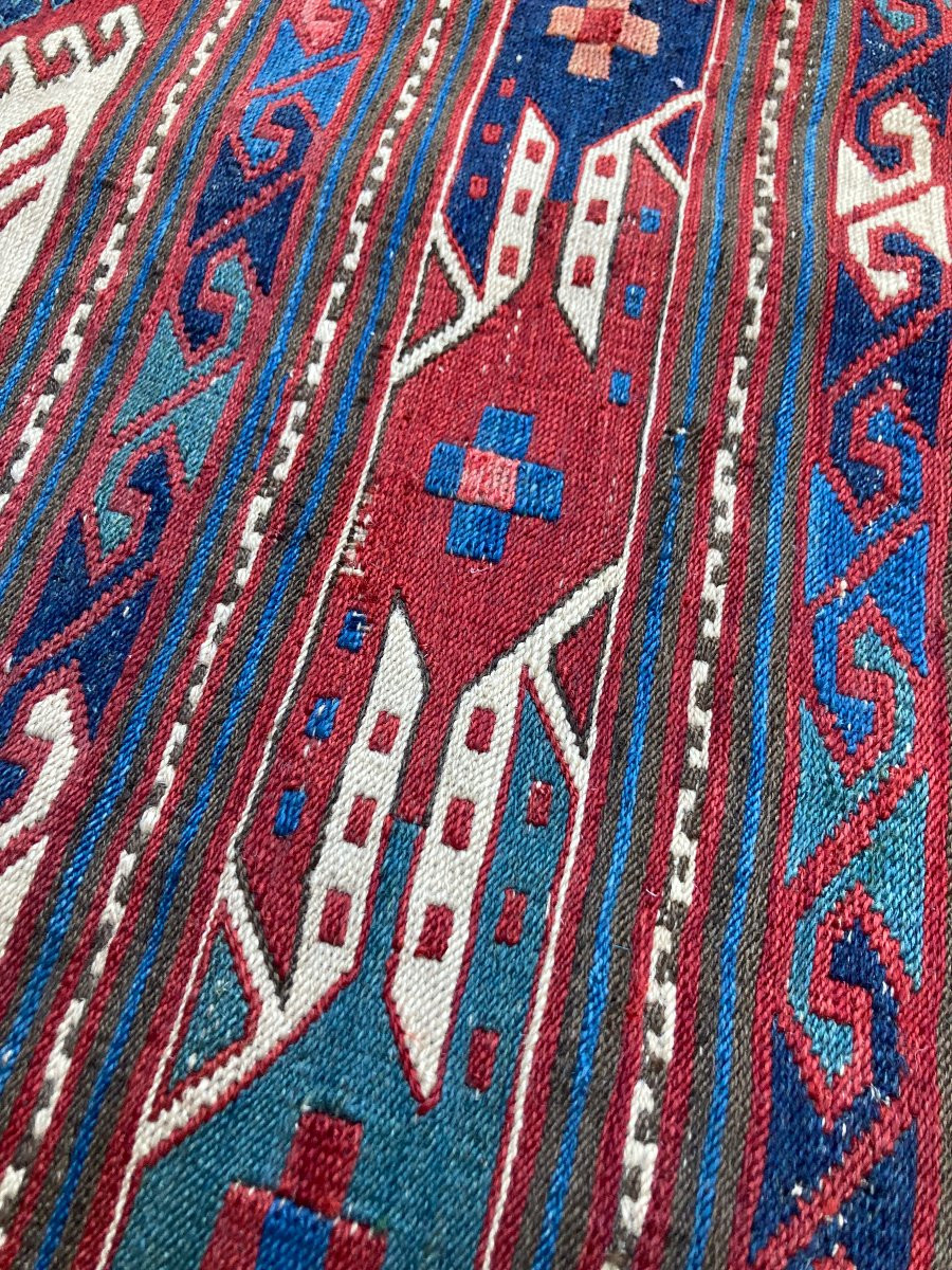 Maffrash Karabag Caucasus. Circa 1850. 103 X 50 Cm-photo-2