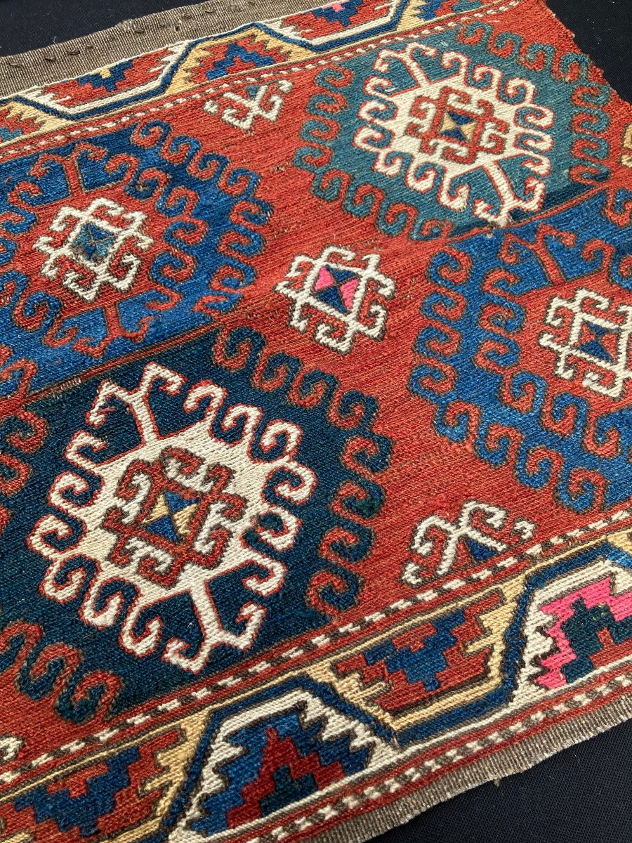 Pair Of Fragments From Maffrash Karabakh / Caucasus. Circa 1880. 52 X 48 Cm -photo-3