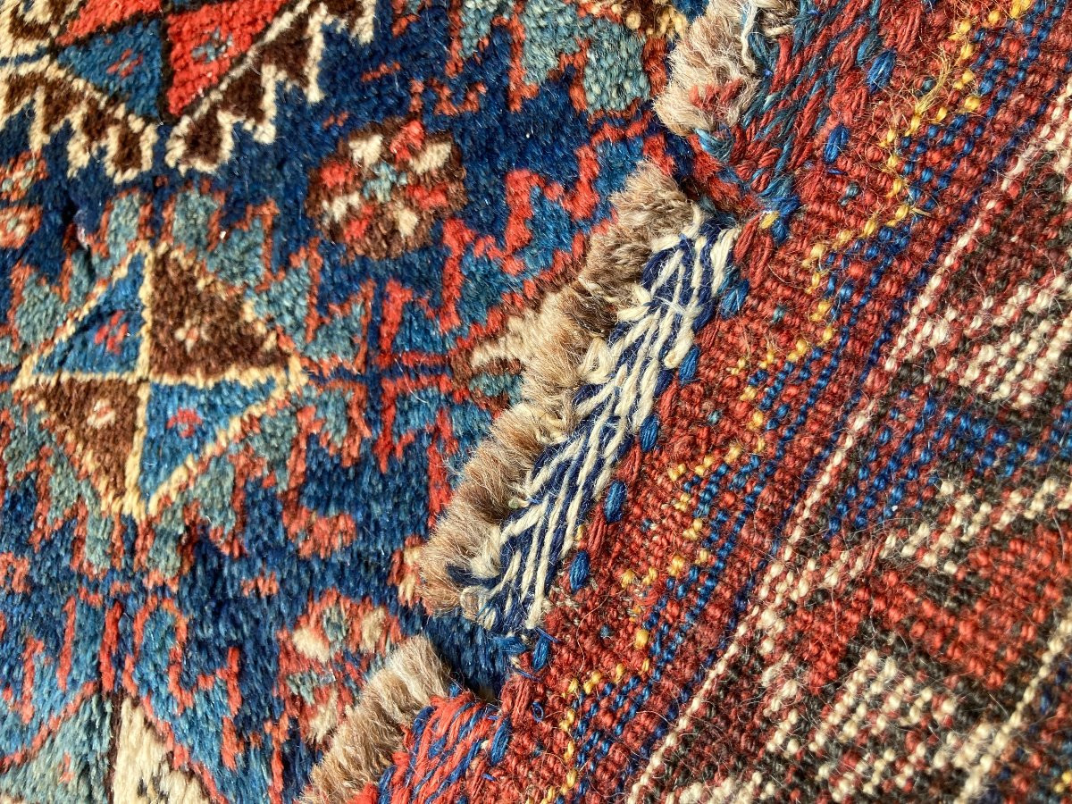 Khorjin / Satchel Face. Qashqai. Persian. Circa 1900. 76 X 72 Cm-photo-3