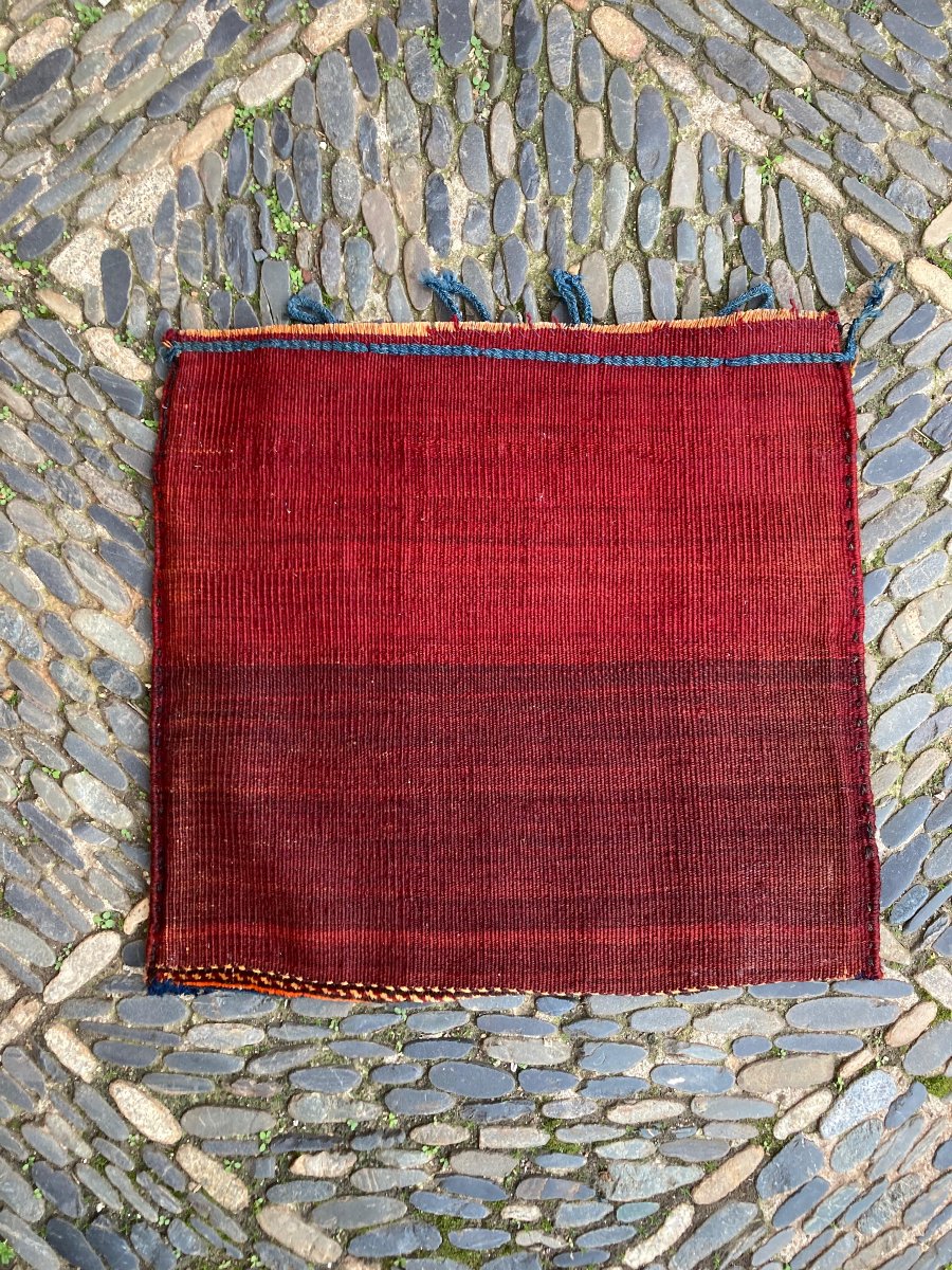 Khorjin (sacoche)  Qashqai. Perse. Circa 1900.  55 x 52 cm-photo-2
