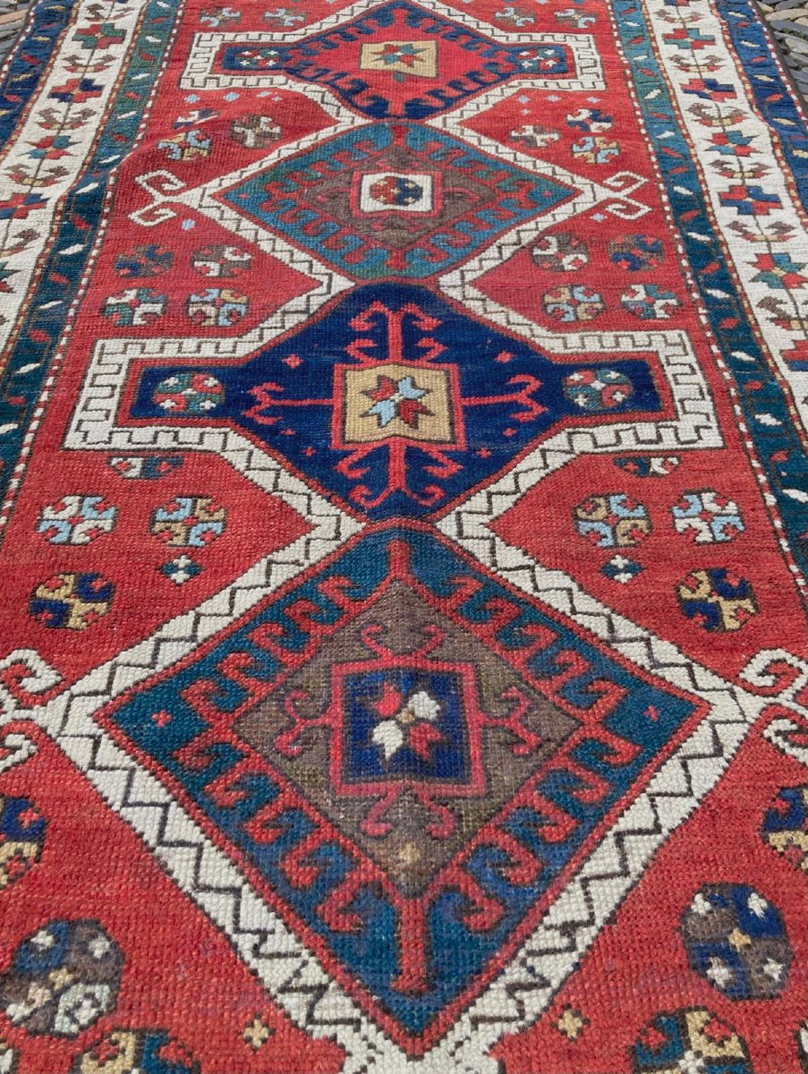 Kazakh Rug. Caucasus. Circa 1900. 170 X 98 Cm-photo-2