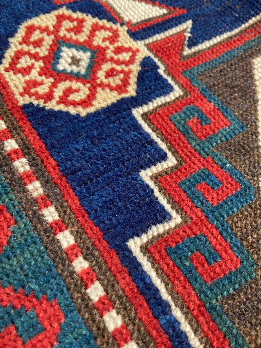 Kazakh Rug - Caucasus. Circa 1900. 190 X 104 Cm-photo-1