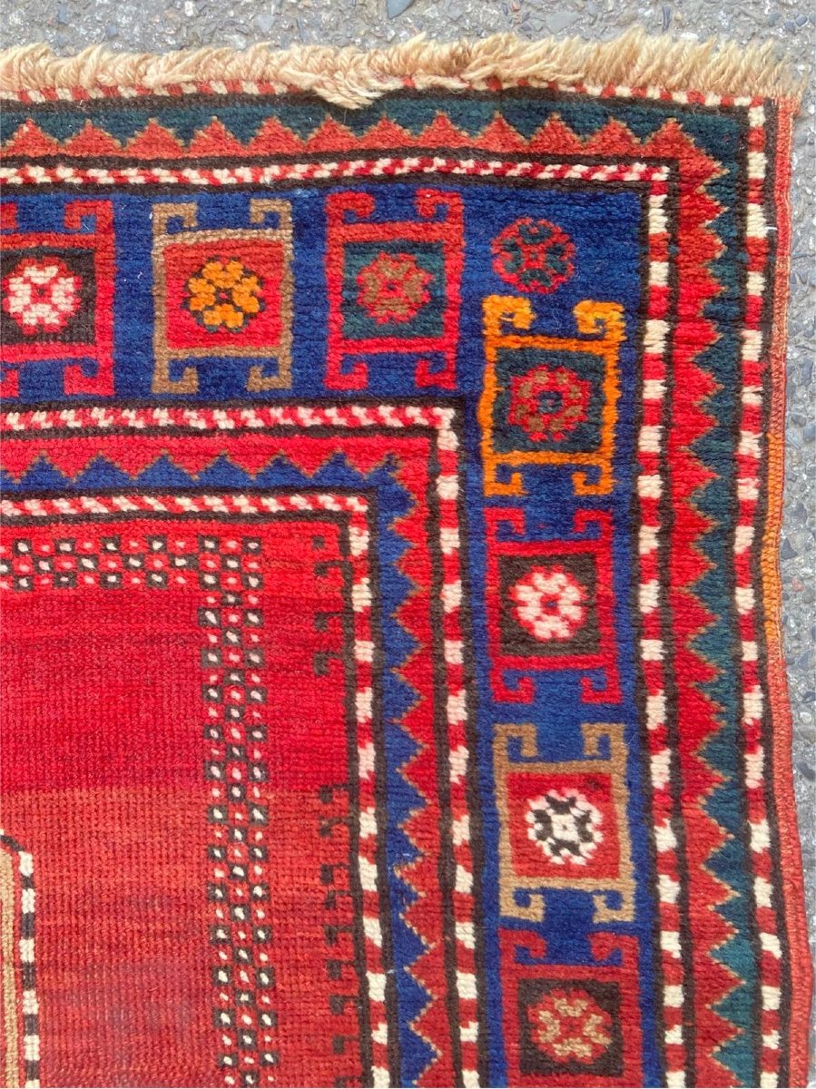 Tapis Kazakh. Caucase. Daté 1904. 295 x 135 cm-photo-2