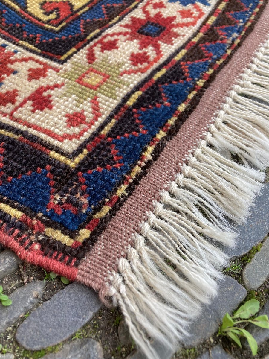 Tapis Karabakh. Arménie. Circa 1880. 202 x 111 cm-photo-6