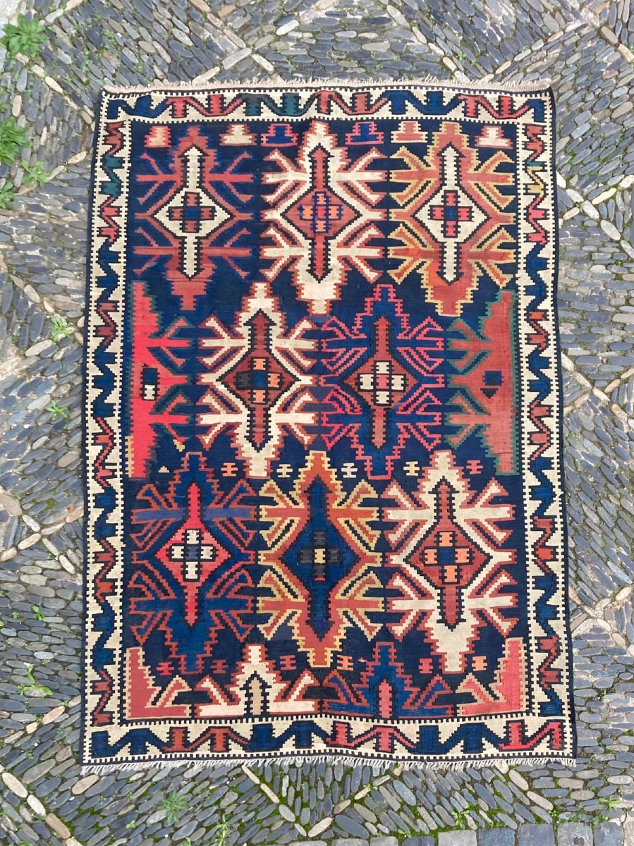 Kilim Kuba - Azerbaijan. Circa 1880. 185 X 125 Cm