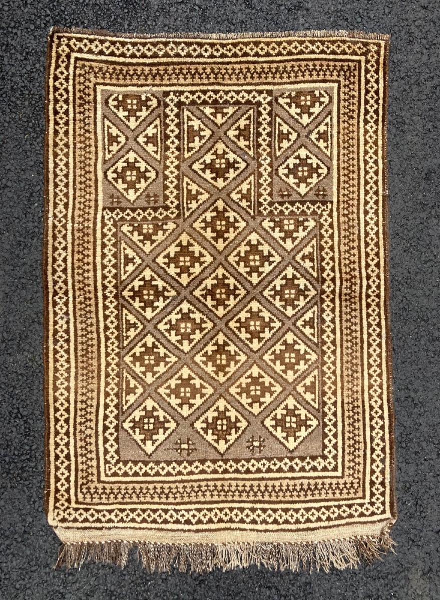Baluch Rug. Mid-20th Century. 125 X 85 Cm