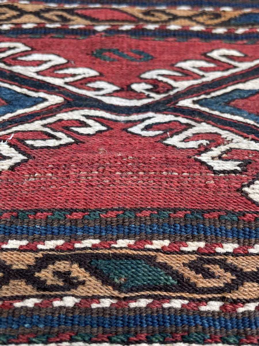 Fragments Maffrash Karabakh. Caucasus. Circa 1820. 43 X 40 Cm (x2)-photo-4