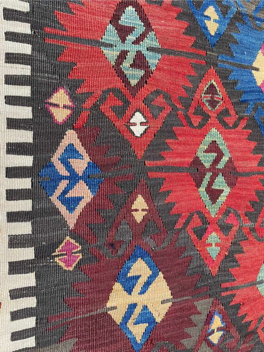 Kilim Konya - Anatolia. Circa 1880. 420 X 168 Cm-photo-2