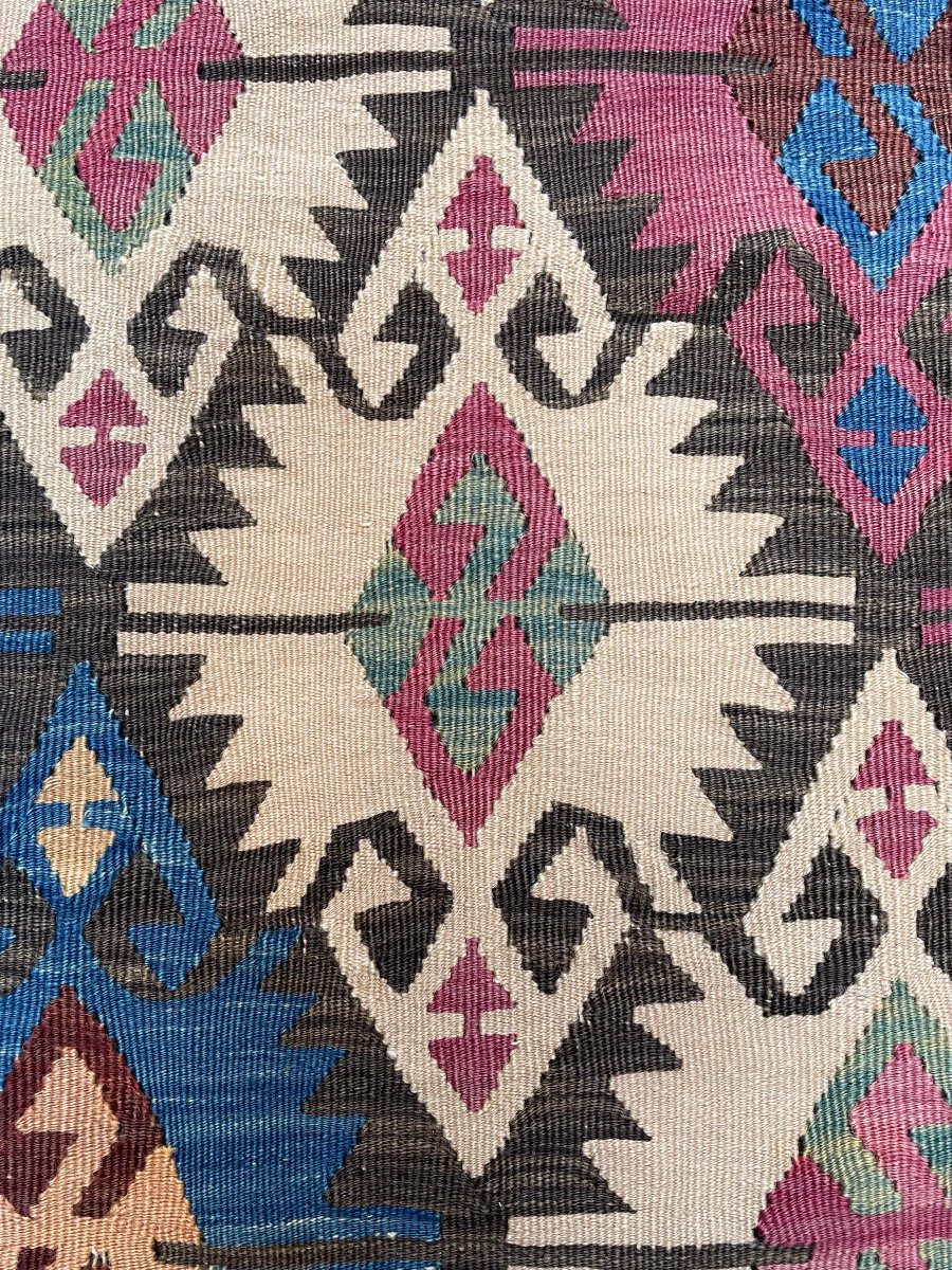 Kilim Konya - Anatolia. Circa 1880. 420 X 168 Cm-photo-4