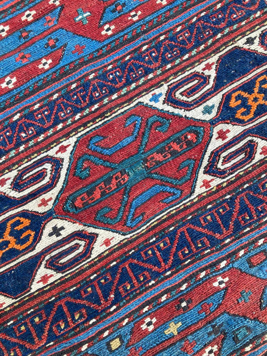 Panel Of Maffrash Karabakh - Armenia. Circa 1900. 100 X 60 Cm-photo-3