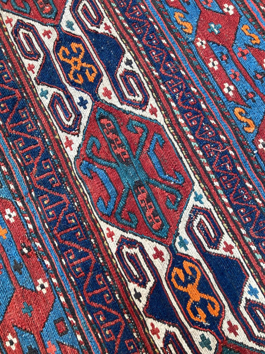 Panel Of Maffrash Karabakh - Armenia. Circa 1900. 100 X 60 Cm-photo-2