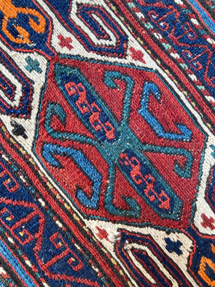 Panel Of Maffrash Karabakh - Armenia. Circa 1900. 100 X 60 Cm-photo-3