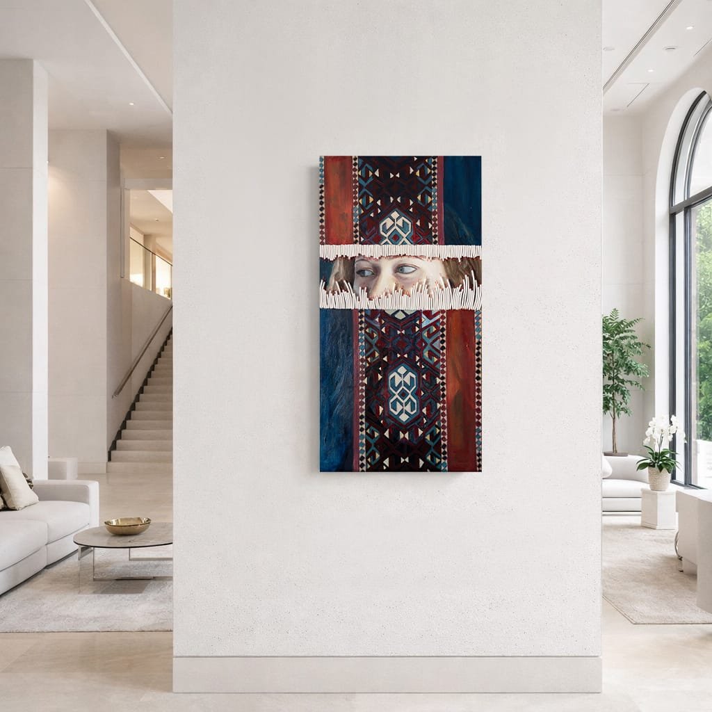 Peinture. Technique mixte. « Aperture » -  40 X 80 CM-photo-7