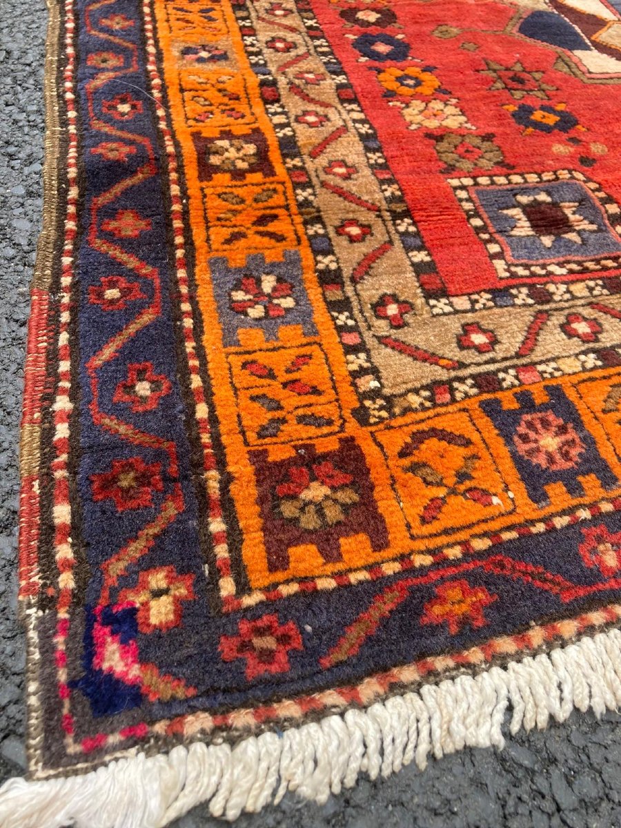 Tapis Karabakh. Caucase. Début 20 ième. 275 x 150 cm-photo-4